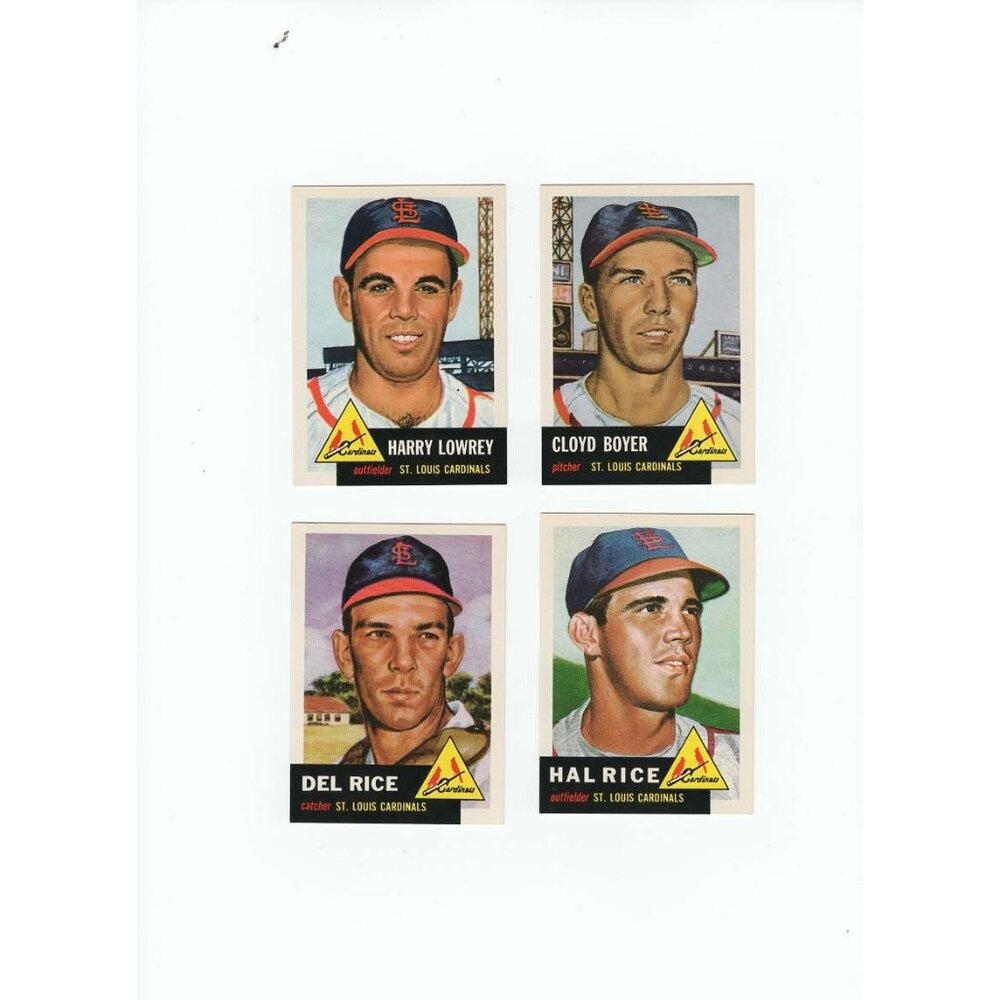 Vintage Topps Archives St. Louis Cardinals Baseball Card Bundle